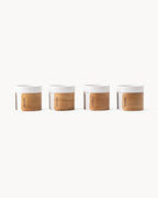 Set da 4 tazzine da caffè con fascetta in legno 100 ml