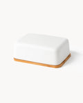 Butterdose mit Bambusdeckel