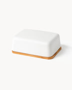 Butterdose mit Bambusdeckel
