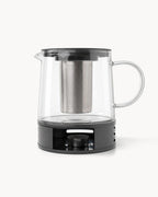 Teiera in vetro con scaldino 1,5 L