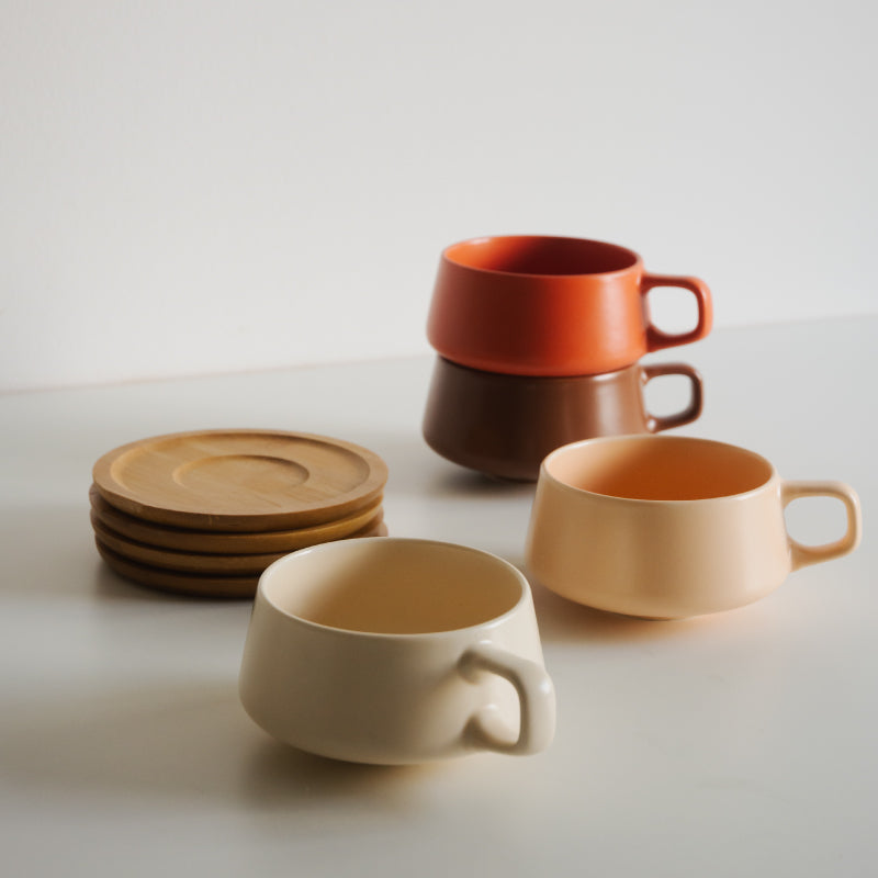 Set Caffè Duo Luxe – Cappuccino & Espresso