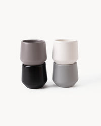 Miamio Espressotassen Luxe 4er Set Keramik 90ml