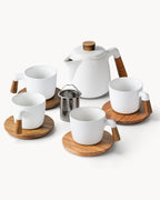Set da servizio completo – Teiera con tazze e set per latte e zucchero